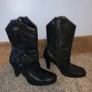 Harley Davidson Zip Up Boots